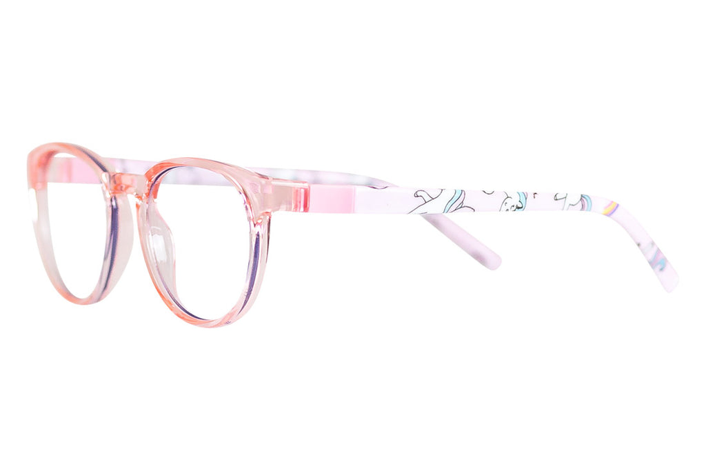 Blue Light Glasses - Champion | Translucent Pink | by MEsquad Kids